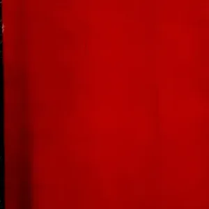 Close view of a pure cotton Double Ikat saree featuring a solid red plain body with a minimal woven texture, captured without visible borders or motifs.