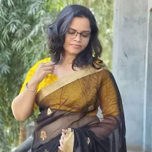 Black Pure Silk Chanderi Saree