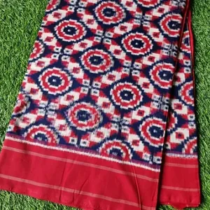 Handloom Double Ikat Cotton Saree