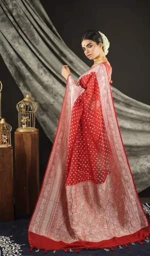 Khaddi Georgette Banarasi Saree