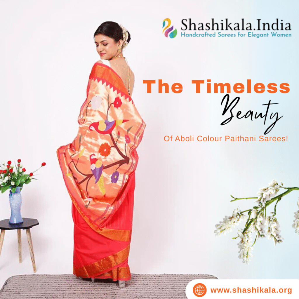 The Timeless Beauty of Aboli Colour Paithani Sarees