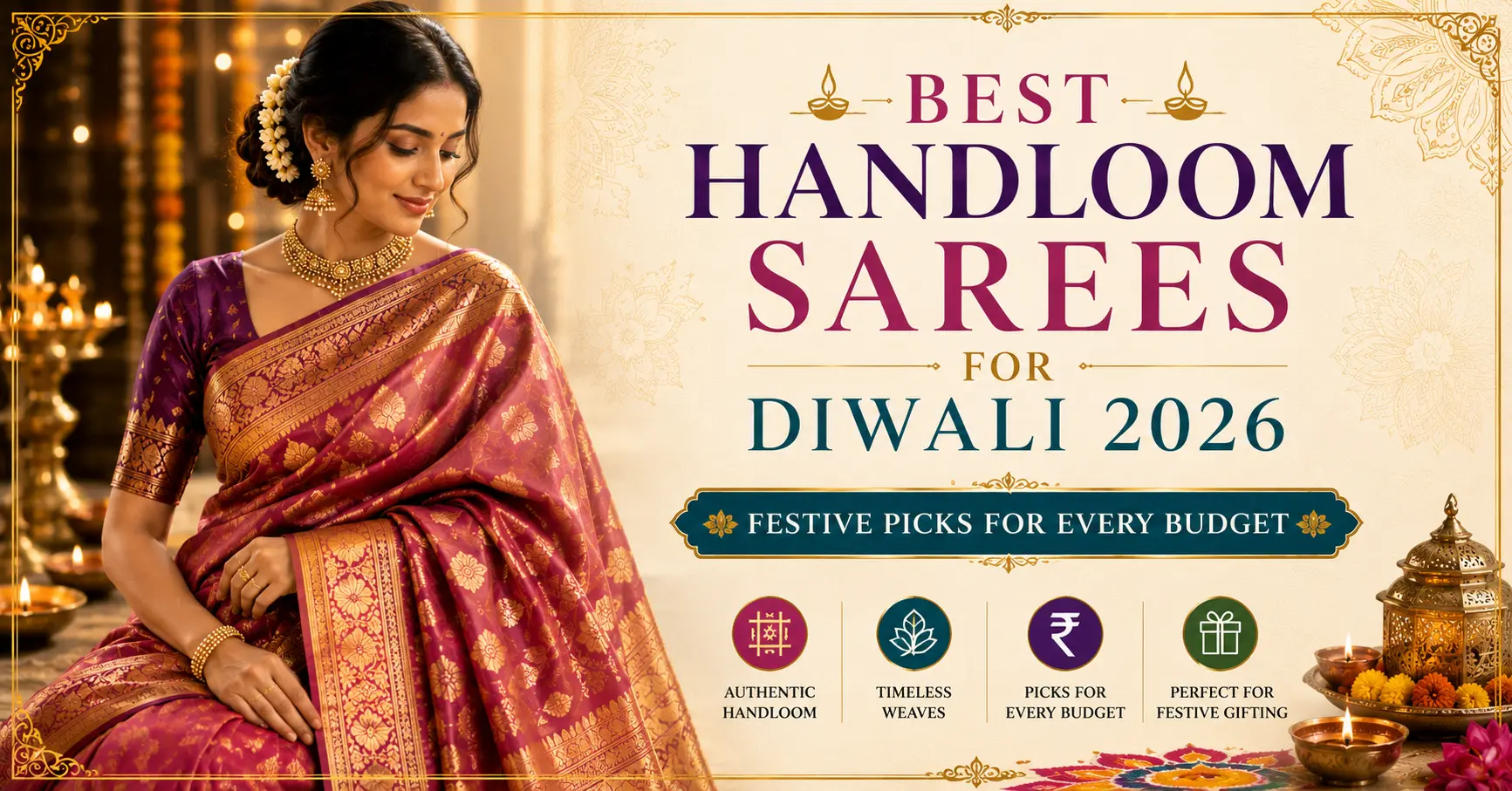 Best Handloom Sarees for Diwali 2026