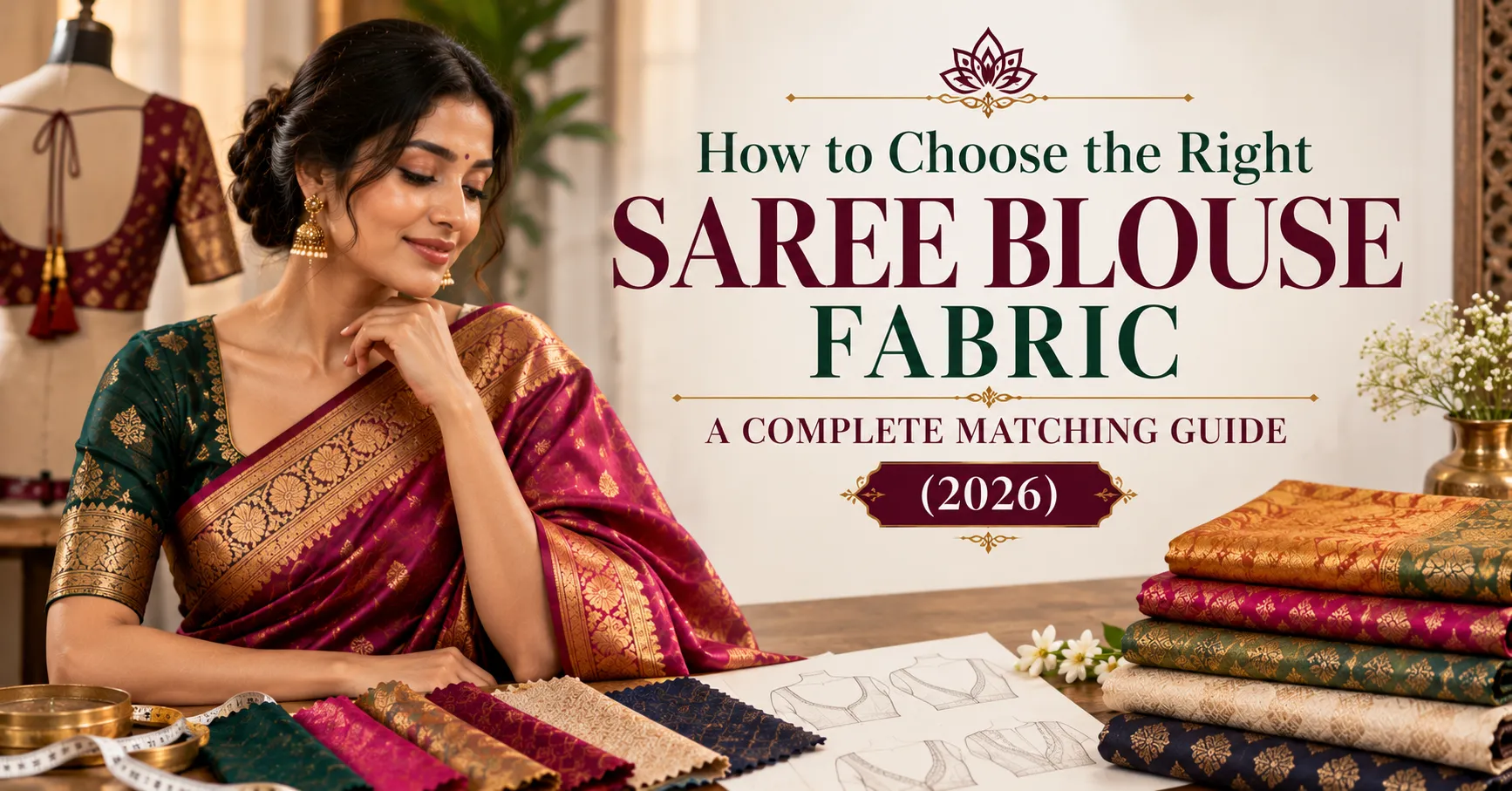 How to Choose the Right Saree Blouse Fabric