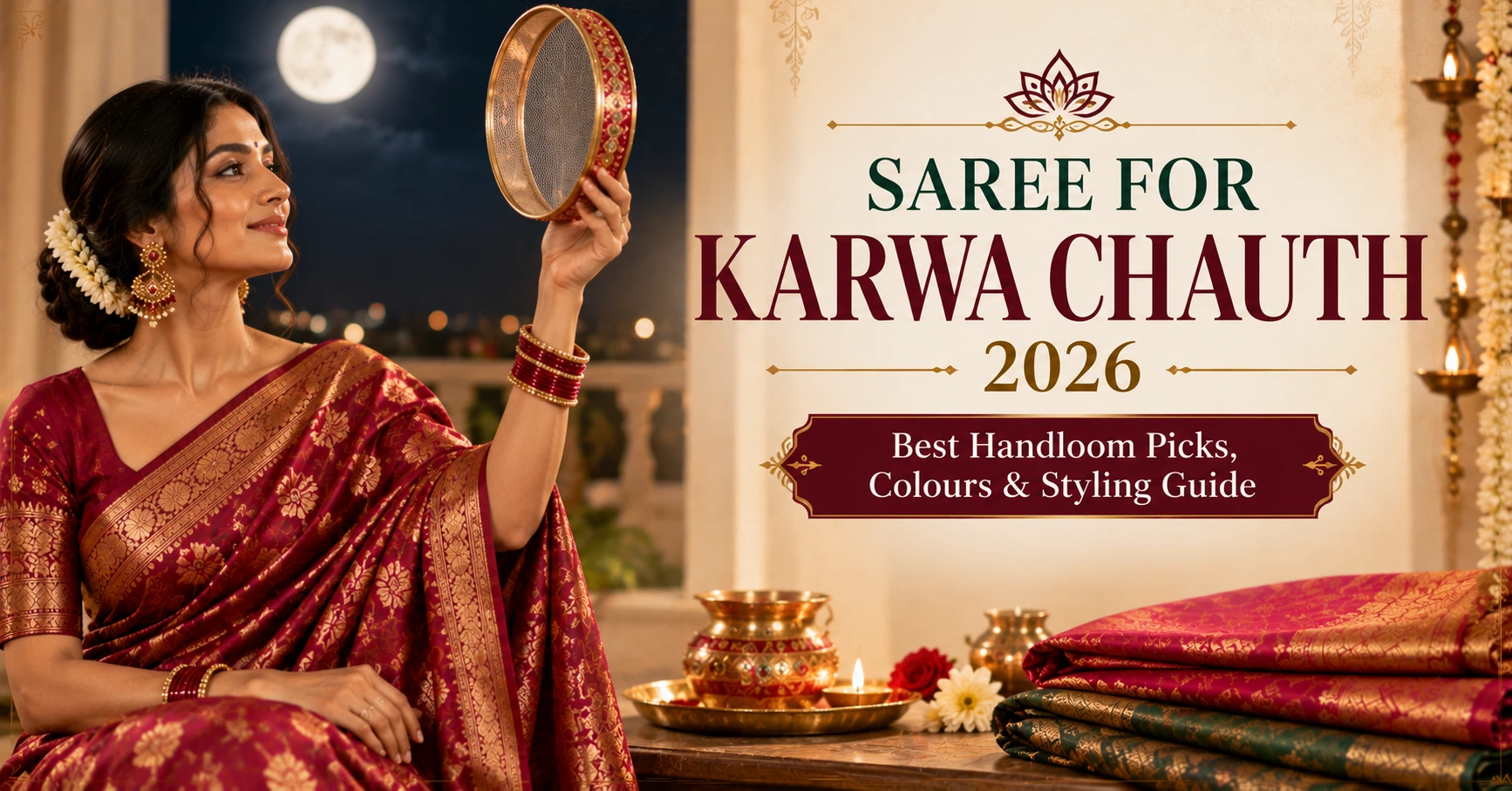 Saree for Karwa Chauth 2026