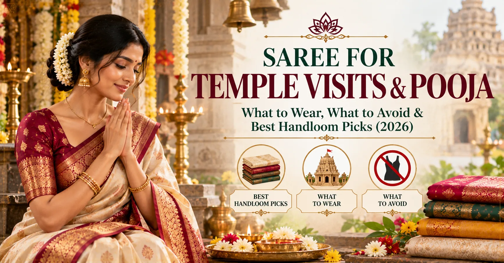 Saree for Temple Visits